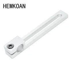 Aluminum alloy sliding guide shaft fixed shaft support bearing seat positioning seat mounting bracket positive hole/side hole