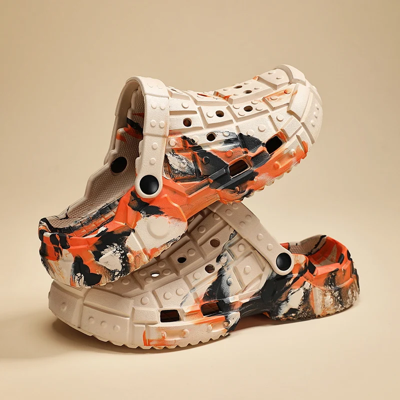 

Мужские летние сабо из ЭВА — легкие дышащие сандалии с дренажными отверстиями, удобная повседневная одежда для дома и улицы