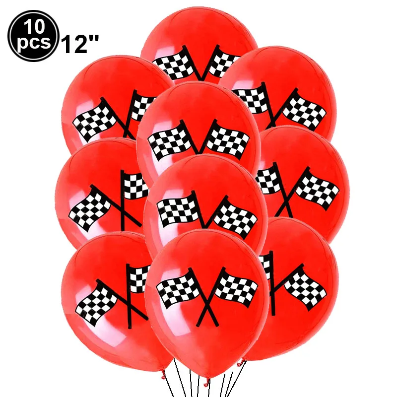 LKW-Geburtstagsparty-Zubehör, alles Gute zum Geburtstag, Banner, Monster-LKW-Banner, Wimpelkette, Flaggen, hängende Wirbel, Luftballons, Cupcake-Topper – Detail 6