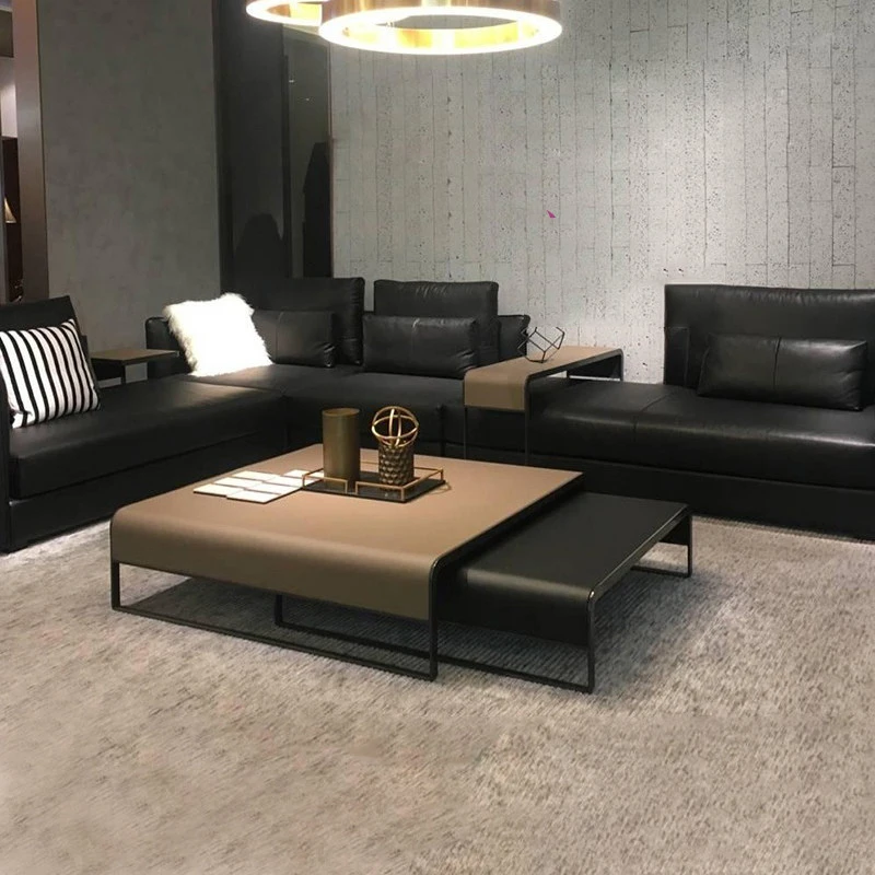 

Luxury Aesthetic Coffee Table Unique Moving Designer Minimalist Side Table Simple Living Room Couchtisch Postmodern Furniture
