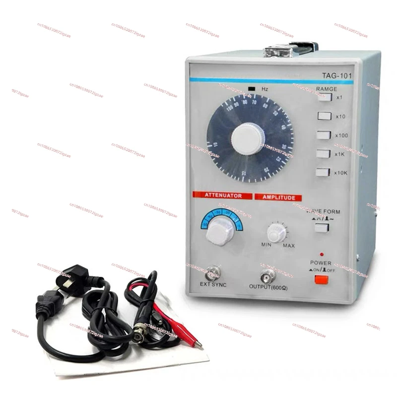 AC 100-240V TAG-101 Low Frequency Audio Signal Generator Signal Source 10Hz-1MHz