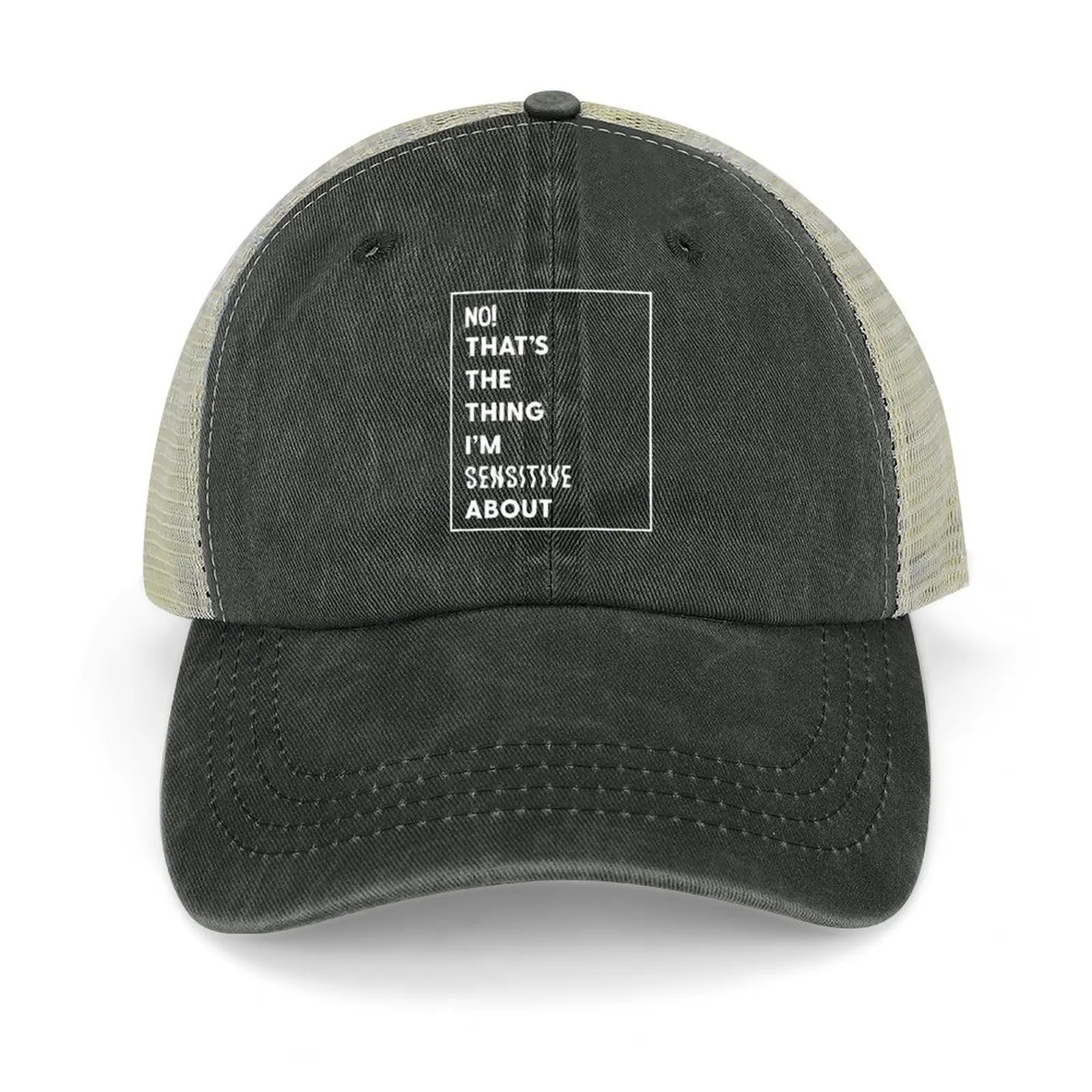 

That_s The Thing I_m Sensitive About Baseball Cap Sun Cap Sunscreen Fashion Beach Women's Hats Men's