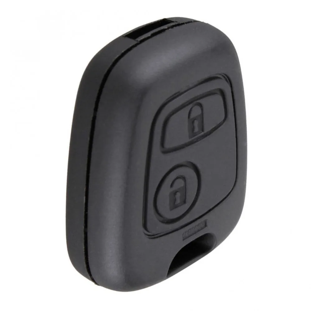 2 tasten Remote-Key-Auto Schlüssel Fob Fall Ersatz Shell Abdeckung Für Peugeot 307 107 207 407 ohne Klinge #281140