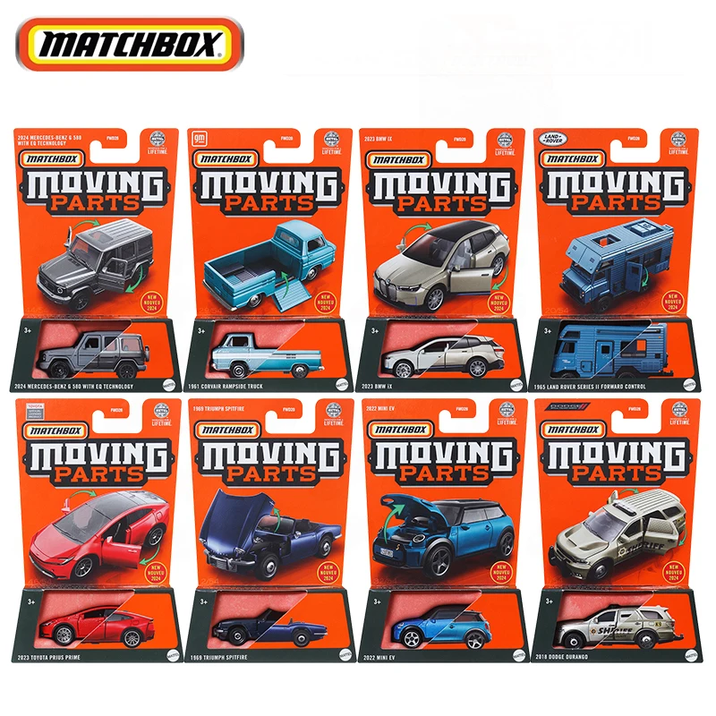 Caja de cerillas genuina para coche, piezas móviles fundidas a presión, Toyota Prius Prime 2018, Dodge Durango, modelo de vehículo, juguetes para niños, regalo de colección, 1/64