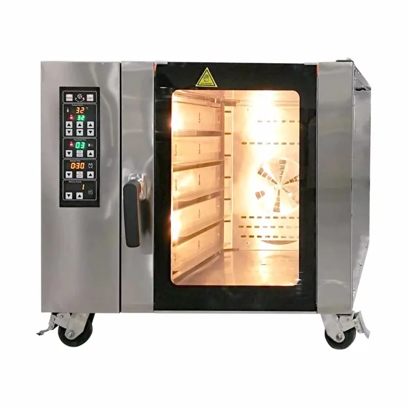 Commercial Baking Rotary 5 Tray Convection Oven Electric Rotary Baking Equipment Rotary Bread Baking Oven