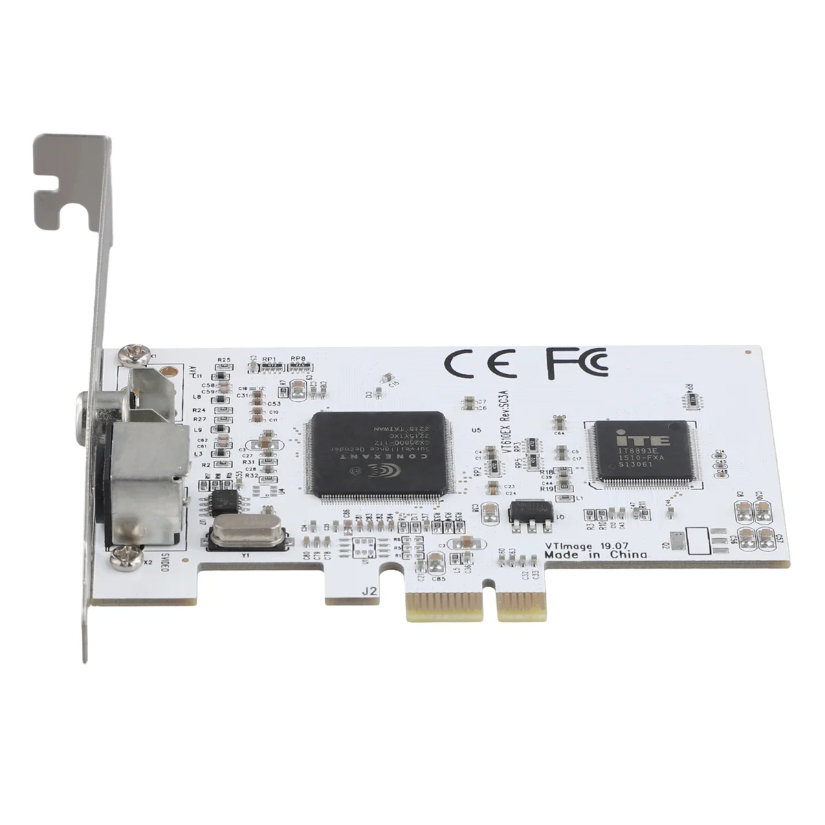 

T80C PCIE Expansion Card PCIE to AV Surveillance HD 640X480 Resolution Video Capture Card Image Capture Card