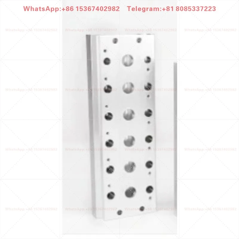 10PCS  Electromagnetic valve 4v210-08 base 200M manifold plate 2F3F4F5F6F7F8F9F10F connection busbar