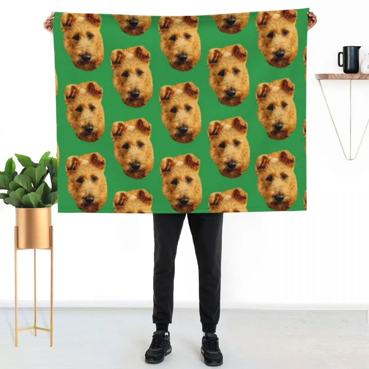 Irish Terrier Throw Blanket Luxury Throw Comforter Fashion Sofas Luxury Brand Cute manga Blankets