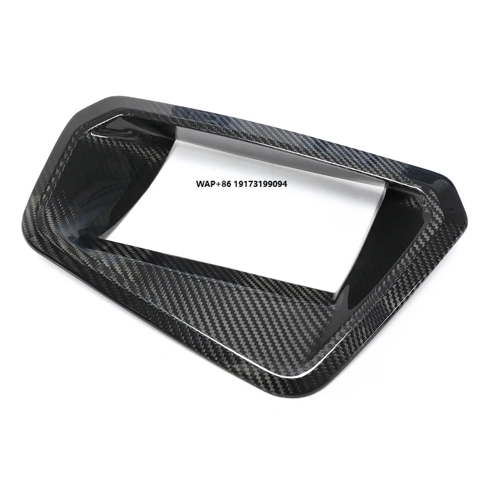 

For BMW-G20 3 Series 2020-IN Dry Carbon Fiber Display Frame Trim TV Screen Interior Kit Information Screen Decoration