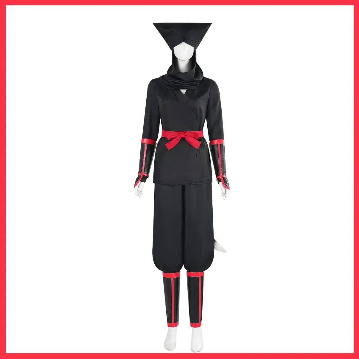 Anime Delicious in Dungeon Meshi Izutsumi Cosplay Costume Wig Black Jumpsuits Uniform Woman Halloween Carnival Party Suit