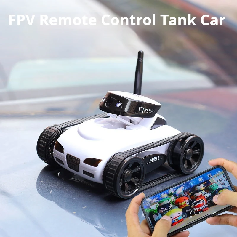 Generic FPV Remote Control Tank Wifi Camera App Control Video Recording Tracked Toy Car For Indoor Outdoor Entertainment 2026