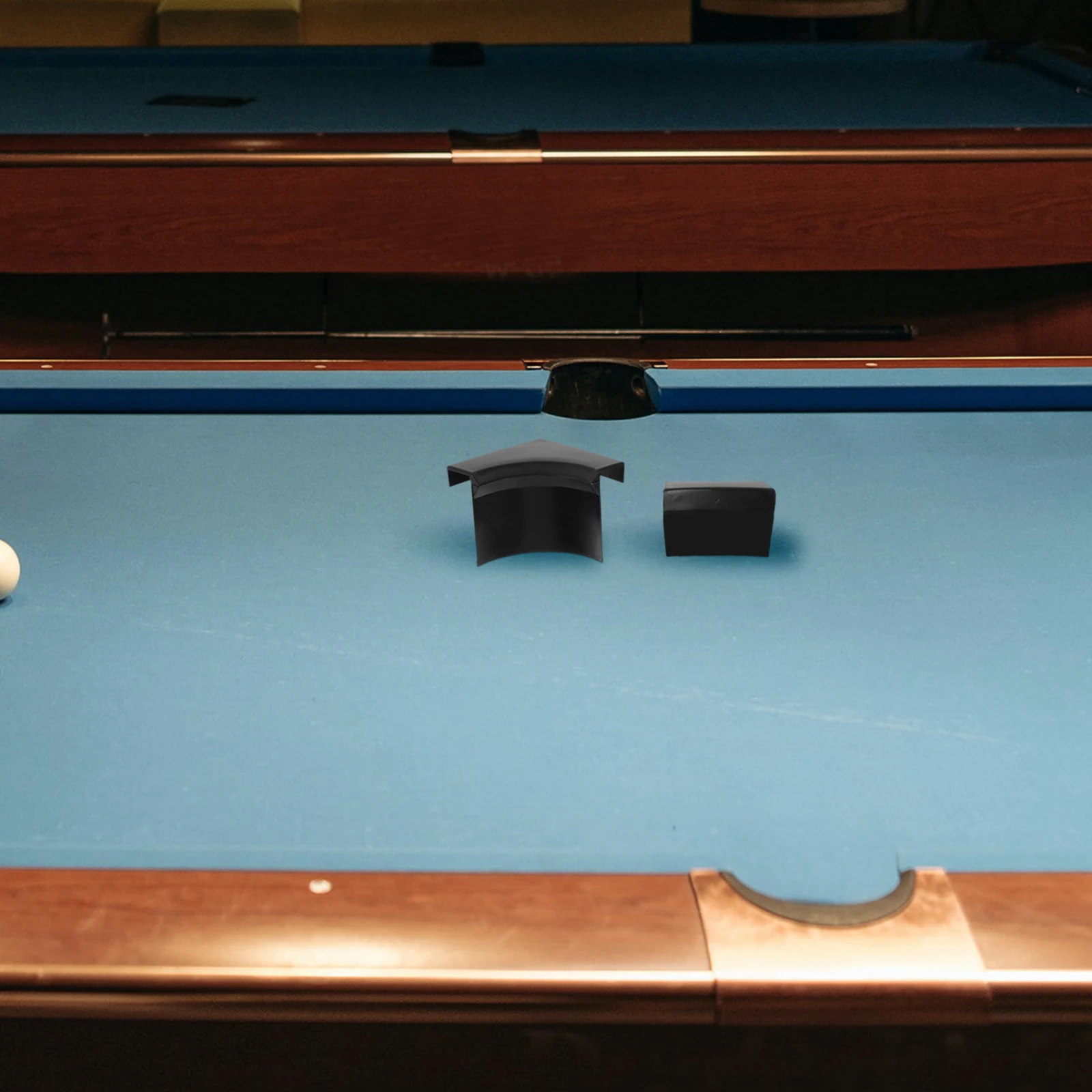 

2 Sets Pool Table Accessories Durable PE Pocket Liners for Billiard Table Hole Replacement Wide Fit Easy Install
