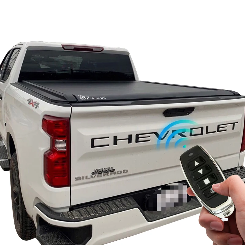 

PICK up Parts Электрическая выдвижная крышка Tonneau Роликовая крышка Роликовая крышка для Silverado 5,8 футов 6,4 фута 6,9 фута