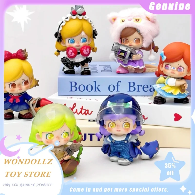 Kokosa K.O genuina. Caja ciega de la serie para niñas, figura Kawaii para decoración de niñas, colección de adornos, modelo, juguete de moda, regalo para niñas y niños