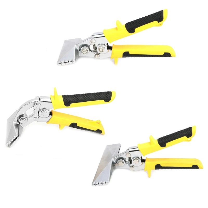 Sheet Metal Bending Pliers Crimping Tool Hand Seamer Wide Jaw Straight Elbow Multitool