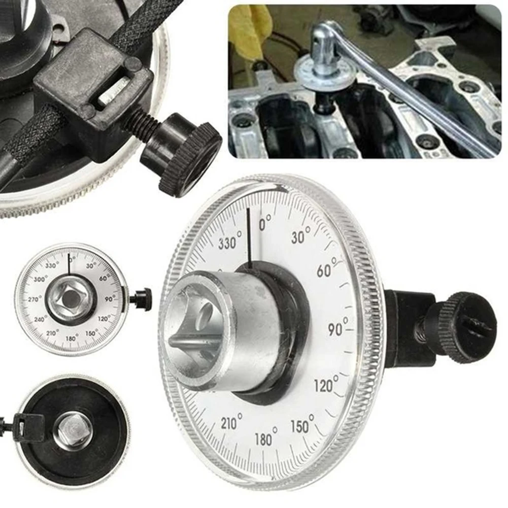 Imagem -04 - Torque Wrench Tool Grupo Medidor de Ângulo Ferramentas Manuais Auto Garagem Fácil de Ler Reparação do Carro Ajustável