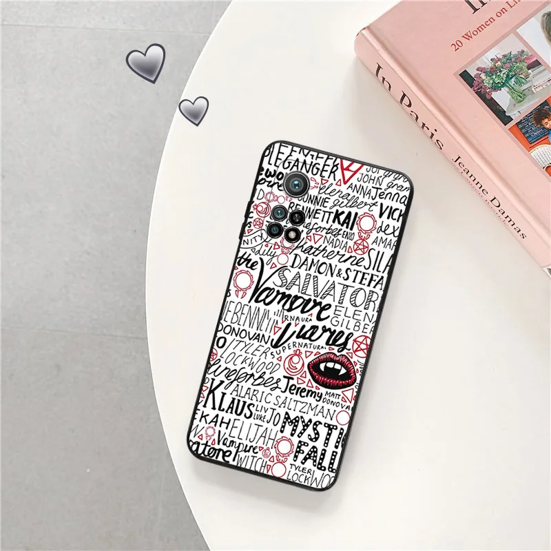 Phone Case For Redmi Note 12 12s 11 11S 10 4G Lite 10S Note10 Pro 9 9T 8 8T 7 9S The Vampire Diaries TV Camera Protective Cover