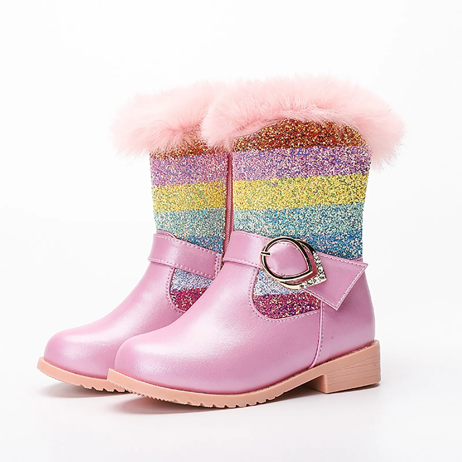 

Сапоги для девочек Сапоги до середины икры с круглым носком, блестящие ковбойские сапоги в стиле вестерн для малышей, большие детские сапоги для верховой езды, белые коровьи сапоги для девочек