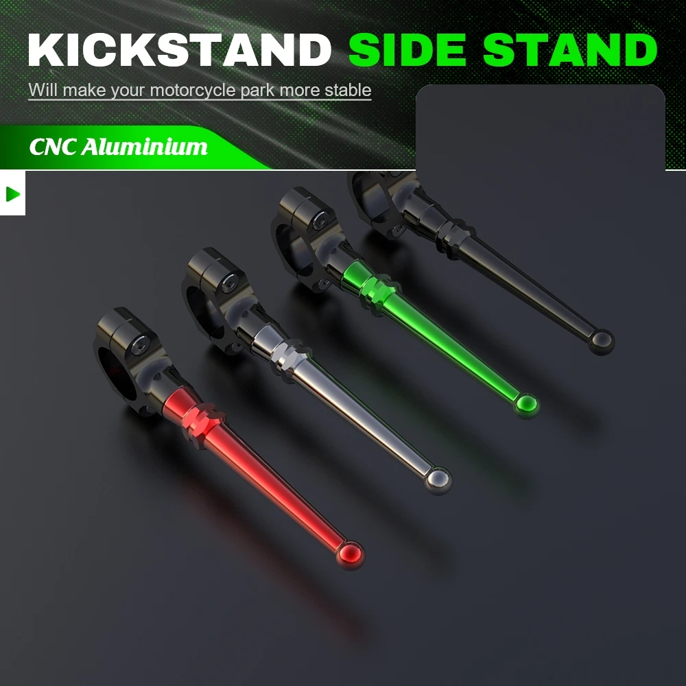 Side Stand CNC Accessories Motorcycle Extension Assistant Tool Kickstand For KAWASAKI Ninja400 Z400 NINJA-400 Z-400