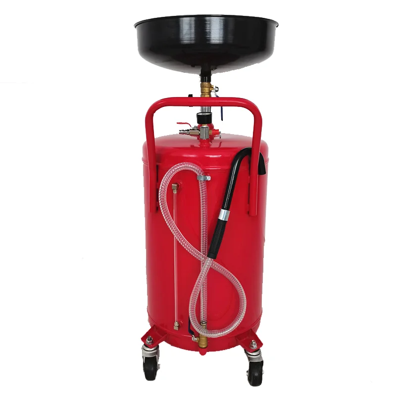 80L Pneumatic Oil Pump with Measuring Cup Waste Oil Collector with Dual Purpose For Oil Extraction and Waste Recovery