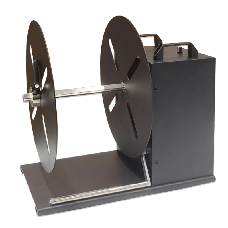 For ColorWorks Label Bsc A9 230mm Diameter Unwinder Rewinder 360mm Diameter Big Label Rewinder Table Sticker Rewinder