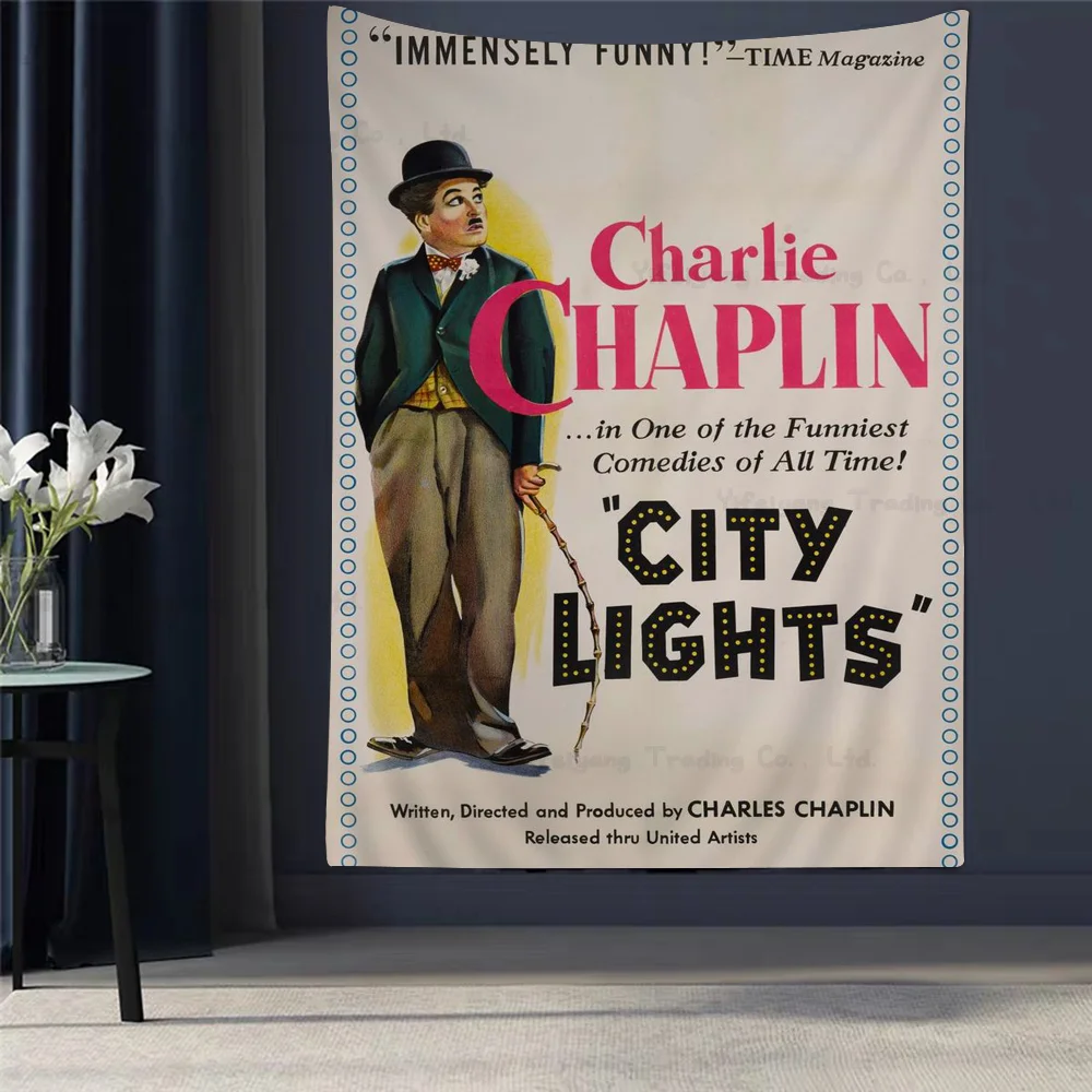 Chaplin Charlie DIY Wall Tapestry Art Science Fiction Room Home Decor Wall Art Decor