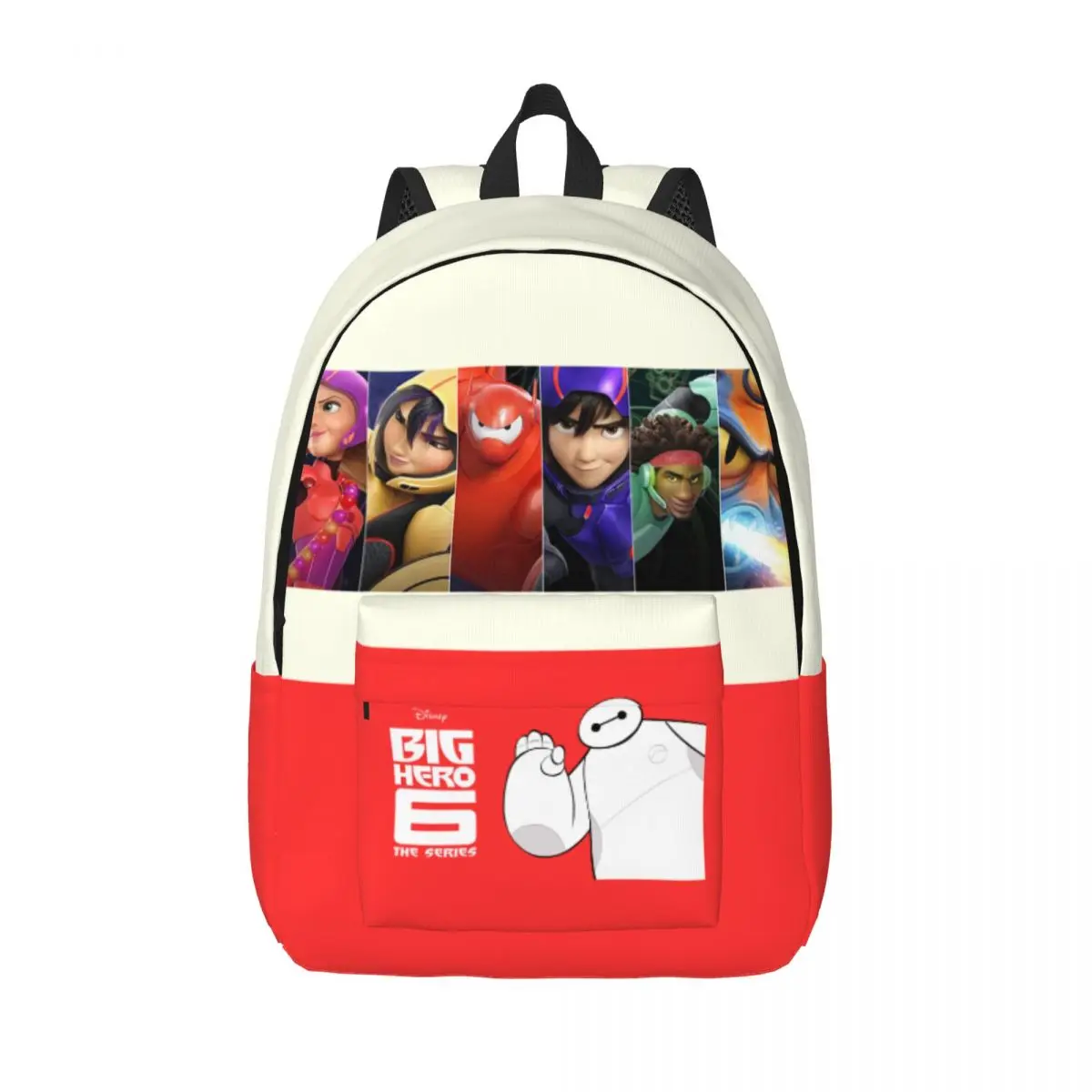 Gift BigHero 6 Retro Washable Daypack Disney Big Hero Vintage Girl Boy Schoolbag Weekend Picnic