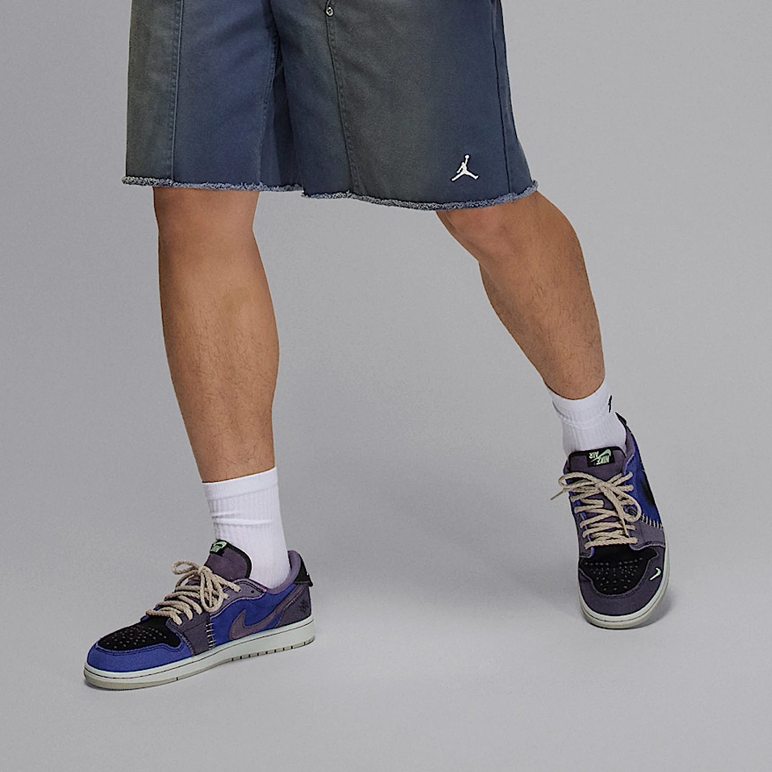 Nike genuine Air Jordan 1 men's fashionable lightweight cushioned board shoes IH2309-500