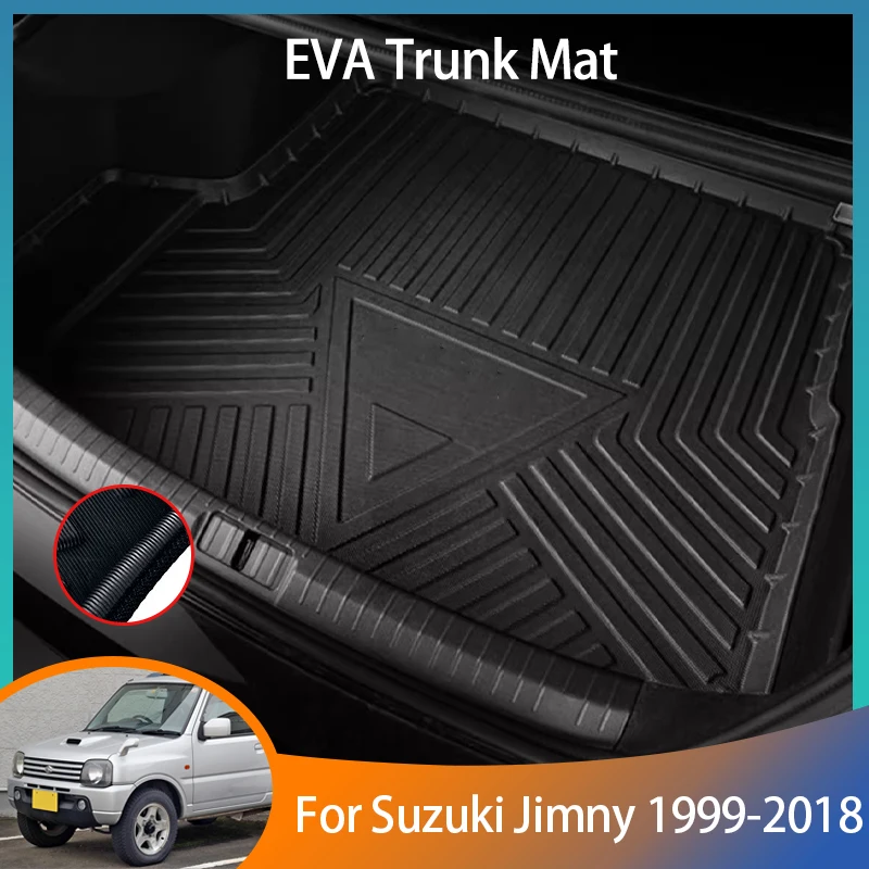 

Коврик для багажника автомобиля для Suzuki Jimny JB43 JB33 JB23 1999-2018 2015 2010 2008 2007, водонепроницаемый защитный коврик для хранения, ковер, аксессуары