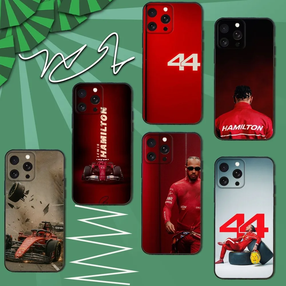 

44 L-Lewis H-Hamilton-S Phone Case For iPhone 16e,16,15,14,13,12,11,Pro,X,XS,Max,XR,Plus,Mini Soft Black Cover