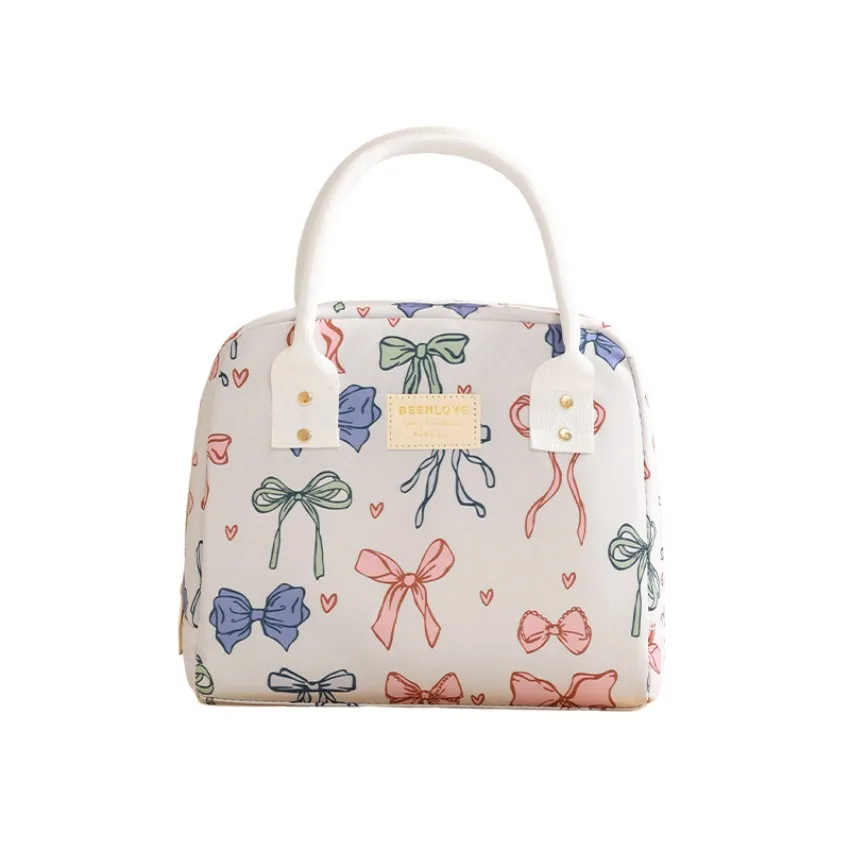 Borsa per il pranzo isolata leopardata e tinta unita Borsa termica riutilizzabile per donna Uomo Lavoro Viaggi Mantieni cibo caldo/freddo