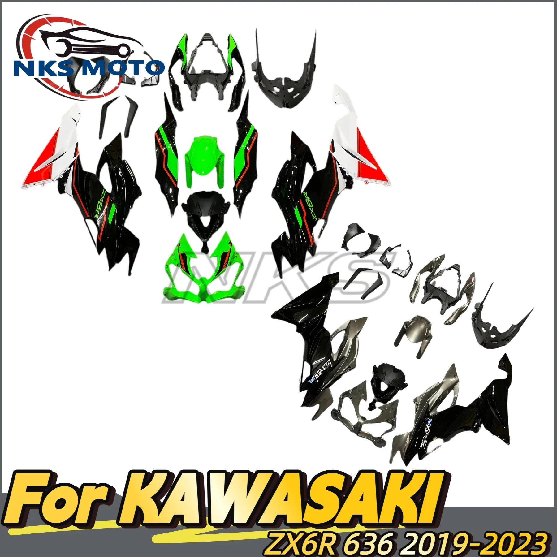 

Комплект обтекателей из АБС-пластика для мотоцикла KAWASAKI ZX6R 636 2019-2023 гг.