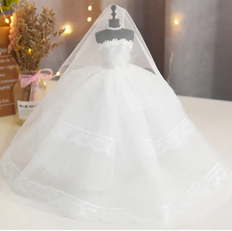 Mini Wedding Dress Wedding Dress Decoration Gift For Women Miniature Wedding Dress Craft Creative Valentine\'s Day Gift 100% Real