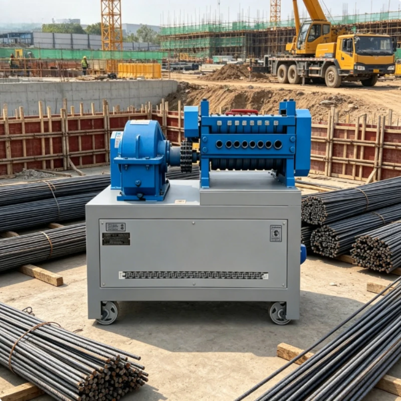 Large Power Intelligent Rebar Straightening Cutting Machine Adjustable Diameter For Building Engineering