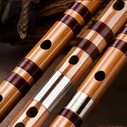 Chinese Bamboo Flute Dizi Traditional Flute Bamboo for Beginners Key C D E F G Musical Instruments