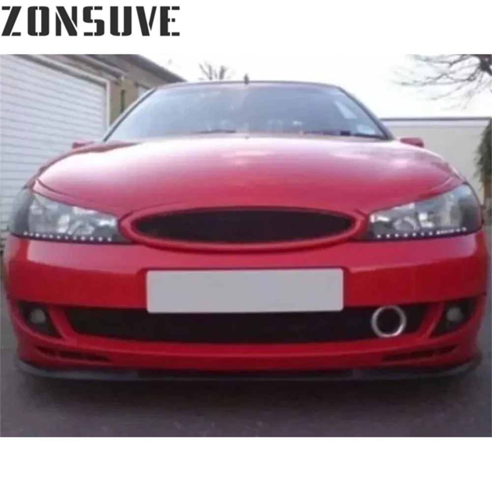 

Для Ford Mondeo Mk3 передний сплиттер, бампер, спойлер, комплект кузова, аксессуары, 3 шт.