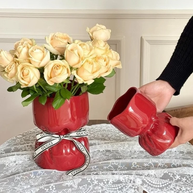 

High-value Ceramic Vase, High-end Home Furnishing, Living Room Small Vase Decorative Vase Ornament