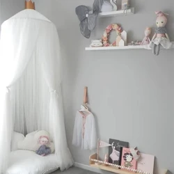 Mosquito Net Hanging Tent Star Decoration Baby Bed Canopy Tulle Curtains for Bedroom Play House Tent for Children Kids Room