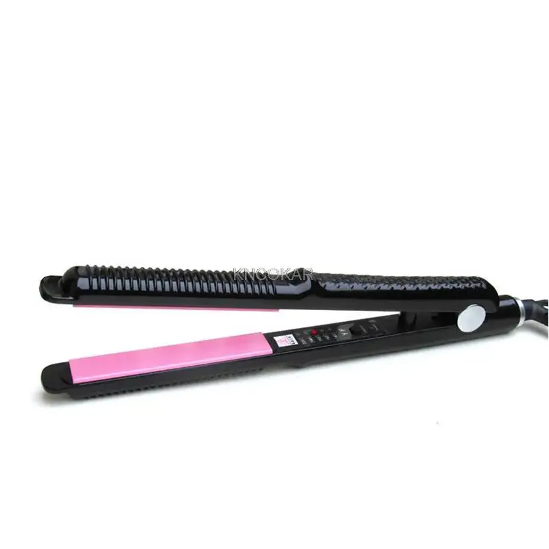 Electric curling iron straight iron ceramic plate does not hurt straight a dual-use straight hair marcel powder bang big arc
