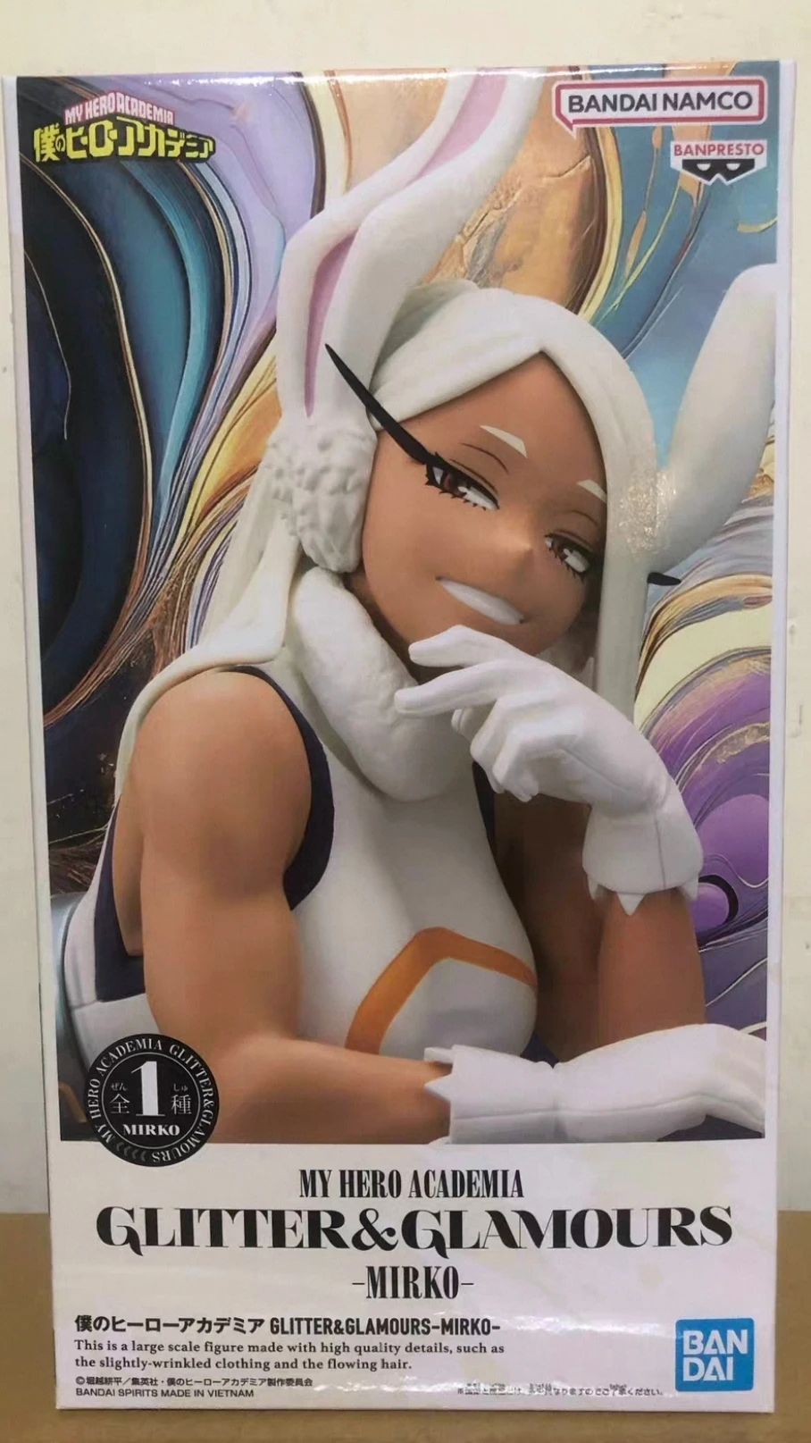 

BANDAI My Hero Academia Mirko Figure - Glitter & Glammurs Collectible Model Original Authentic in Stock