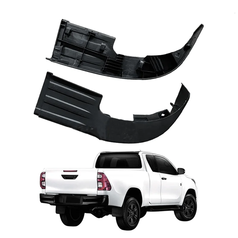 

1Set Rear Bumper Step Plate For Toyota Hilux Sr5 Revo Rocco Pickup 4X2 4X4 2016-2024 Rear Bumper Corner