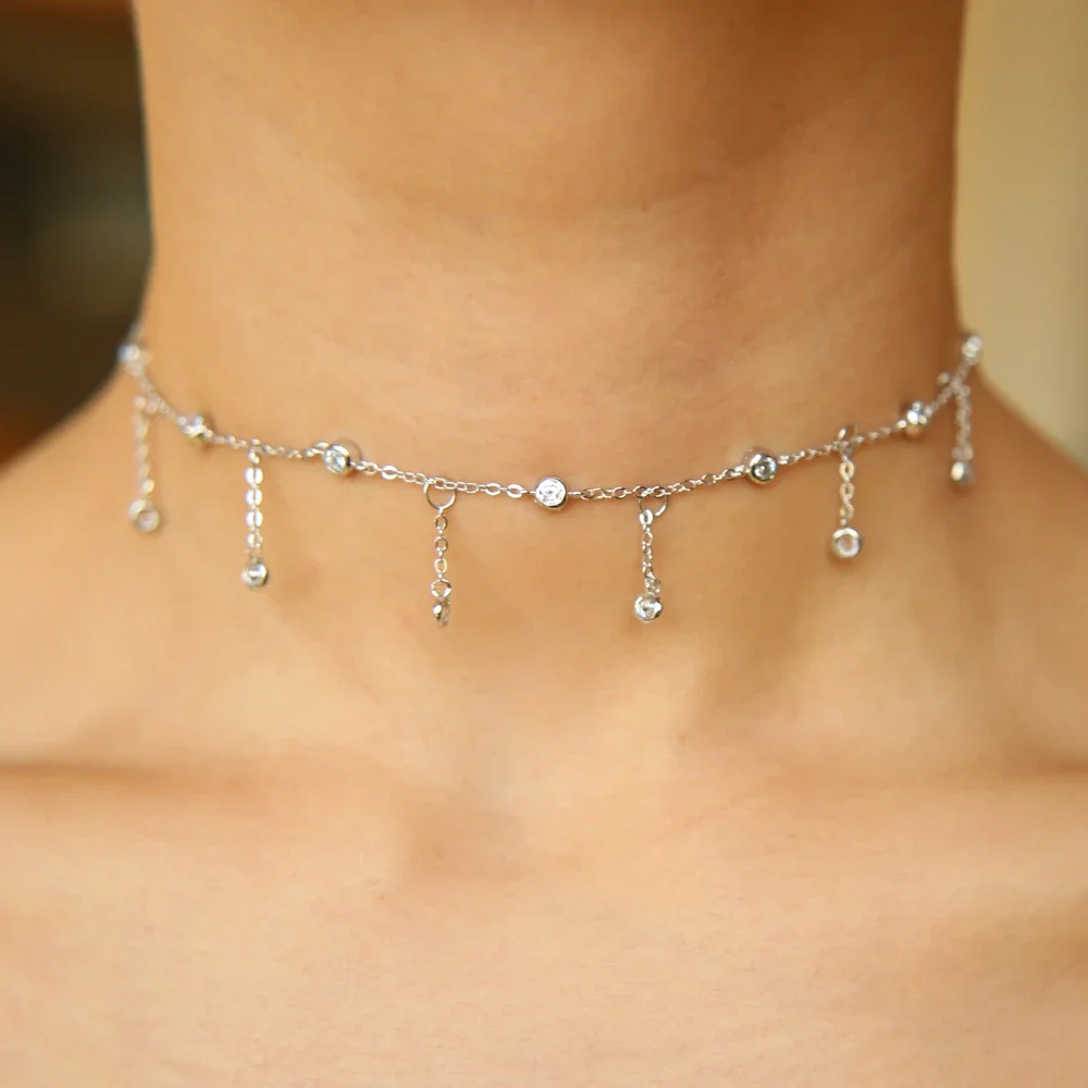 

Свадебный подарок в стиле бохо, дизайн с подвеской в виде капли, 33 + 7 см, нежная цепочка с кисточками золотого, серебряного цвета, великолепная цепочка, ожерелье