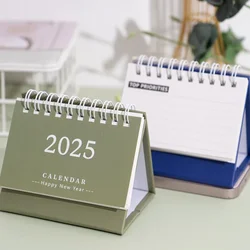 2025 Desk Calendar Kawaii Annual Monthly Daily Planner Calendar Books To Do List Time Manegement Schedule Organizers Office