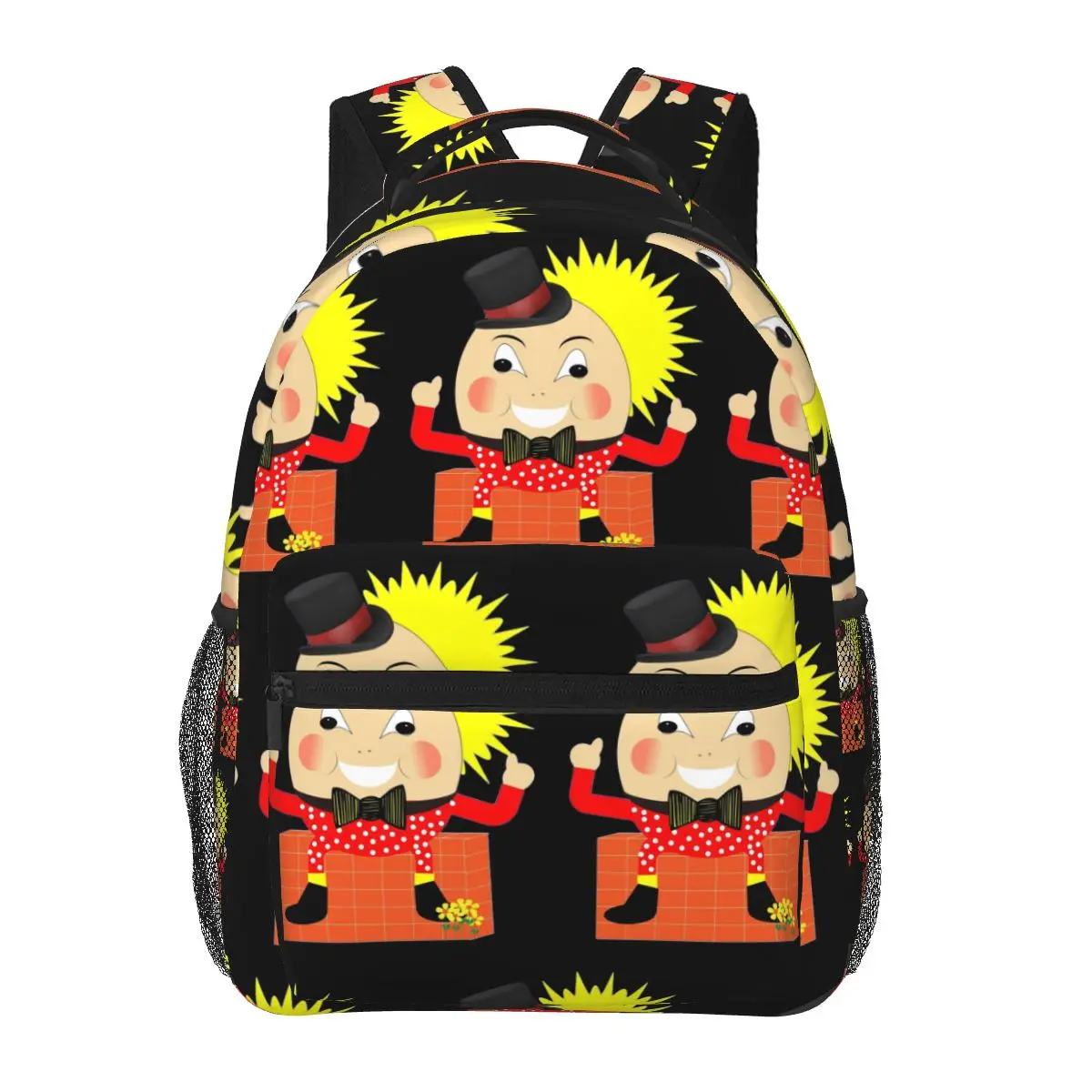 Humpty Dumpty Sat On A Wall Backpacks Boys Girls Bookbag Children School Bags Cartoon Kids Rucksack Shoulder Bag Large Capacity