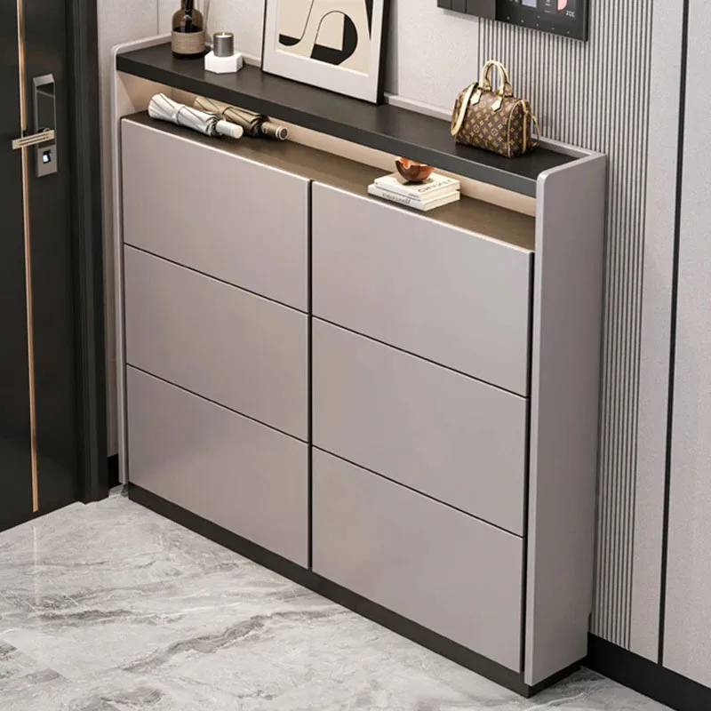 Mobile Organizer Shoe Cabinet Space Saving Hidden Big Size Designer Shoe Shelf Slippers Vertical Archivadores Salon Furniture