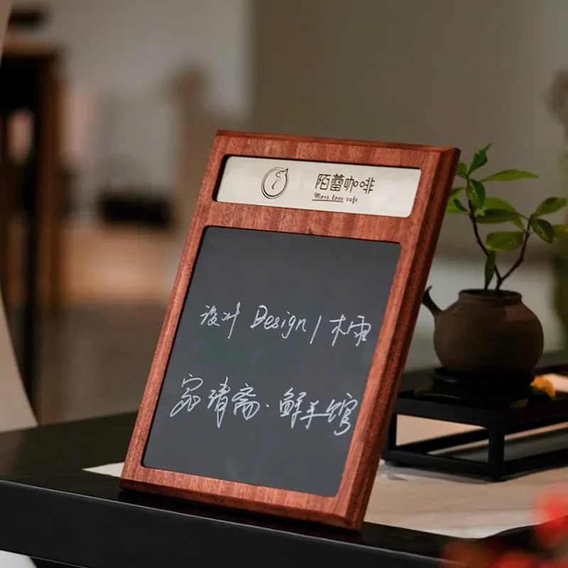 Multi-functional Blackboard Children Teaching Can Wipe The Desktop Magnetic Suction Diy Billboard Cafe Food Display Blackboard