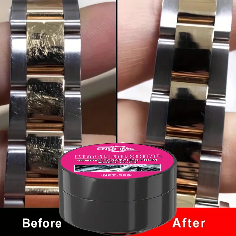 Instant Watch Polishing Paste - Metal Frame Renewal Cream, Strap and Screen Scratch Repair, Metal Jewelry Repair, Stainless Stee