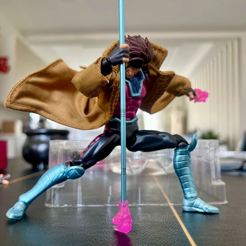 Ct Marvel Comics 스타일 Gambit Mafex131 관절 만화 액션 피규어 포즈 가능 Collectible Model Kit X-Men 팬 생일 선물