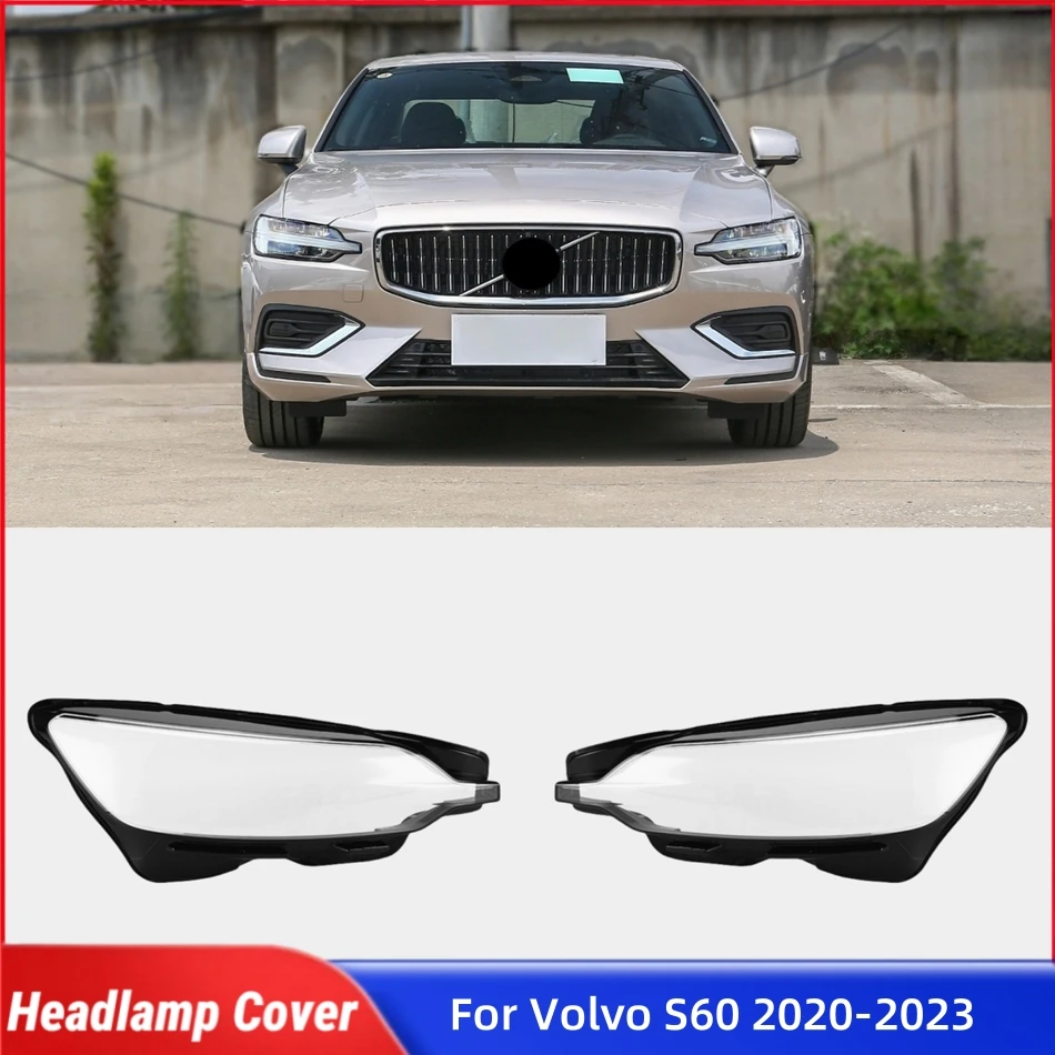 

Для Volvo S60 2020 2021 2022 2023 запасные части для автомобиля, абажур, фара, передняя фара автомобиля, крышка объектива, корпус