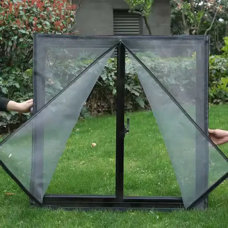 Mosquiteras con cremallera para ventana, mosquiteras para interiores, materiales de malla DIY, nano pantallas personalizadas para el hogar